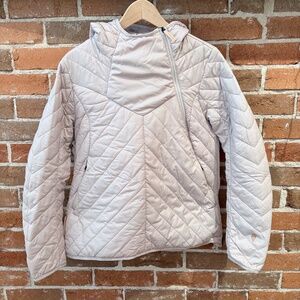 Indygena Lightweight Hooded Puffer Coat Size Large Light Pink